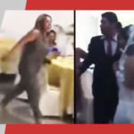 [Video] Mujer irrumpe boda de su exnovio entre gritos y rabia para que no se case.