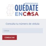 Llamado a los Pimentelense a consultar con su cedula en el programa #QuedateEnCasa