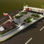 Dan primer picazo para dar inicio a los trabajos de Construcción del parque José Francisco Peńa en el sector de la Estancia