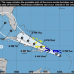 Pronostican potencial ciclón entraría a dominicana la madrugada de este miércoles